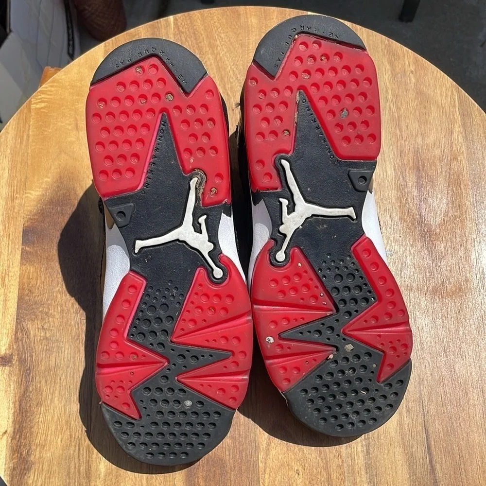 Jordan Flight Club 91 Black University Red White (GS) Size 5.5Y US/38 EU
